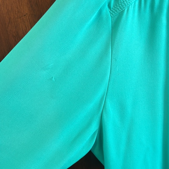 Diane von Furstenberg dress with wrap detail in seafoam shade of blueish green - Picture 16 of 16